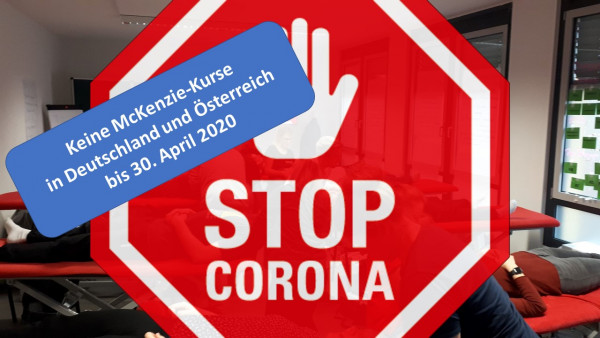 Stop 04 2020 Keine McKenzie-Kurse bis 30. April 2020