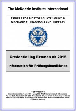 Credentialling Examen Information